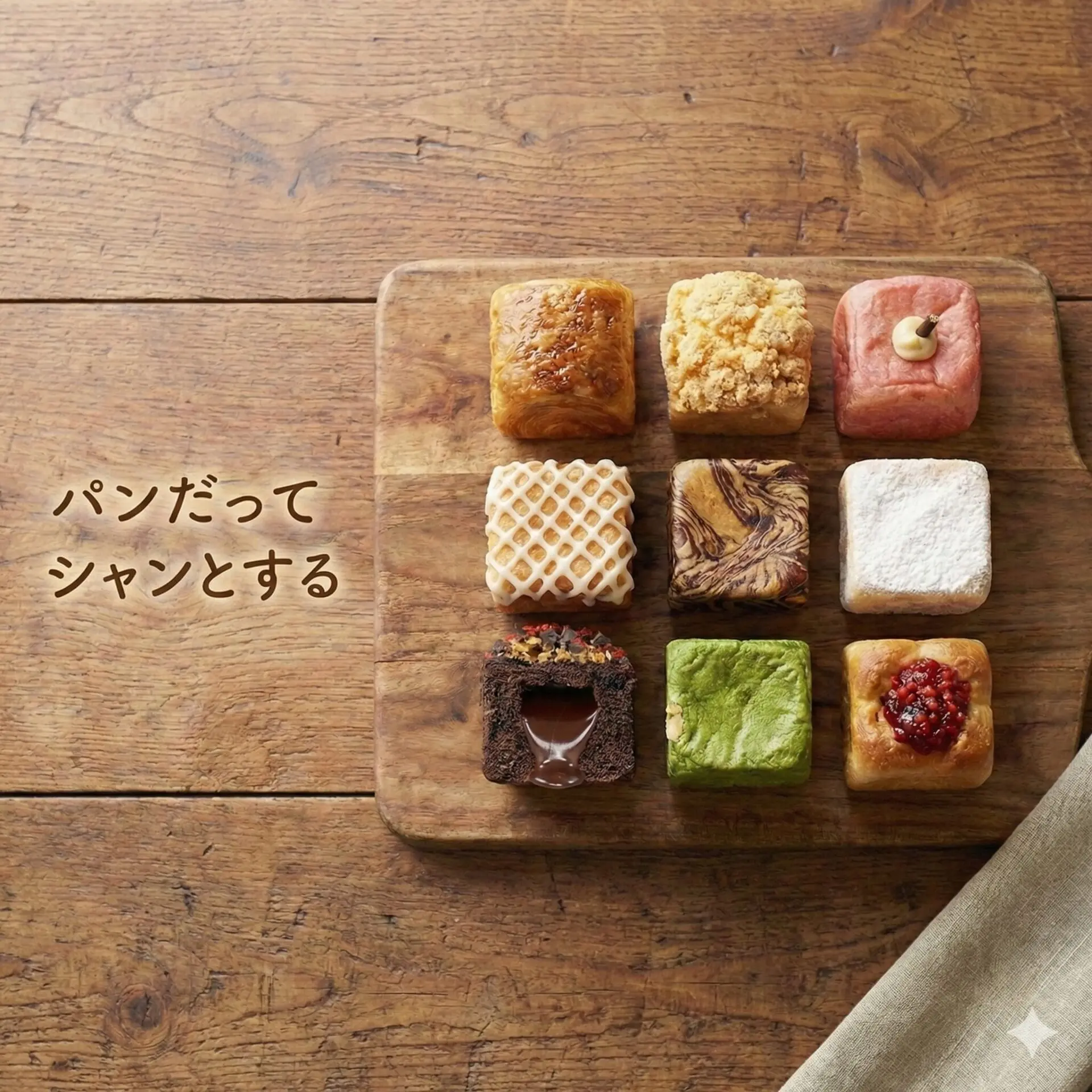 冷凍パンの通販・お取り寄せとギフトに | キューブパン専門店 まつやま
