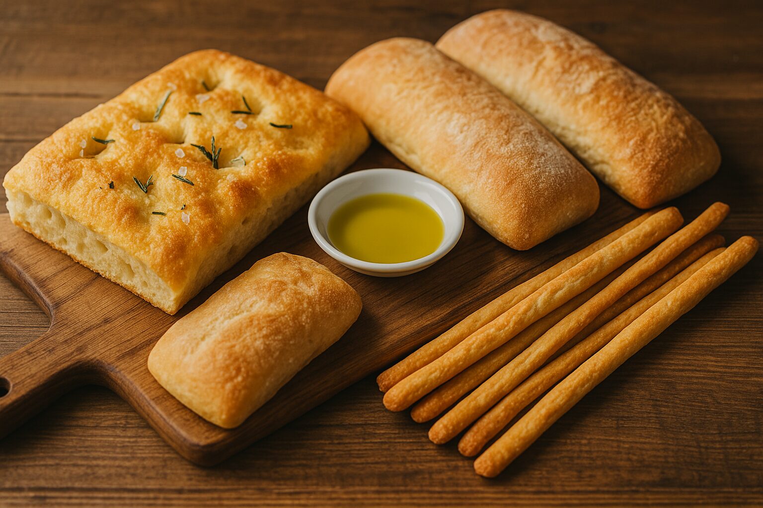 パンの種類と名前で旅する世界｜イタリア編：オリーブオイルが香る食卓のパン