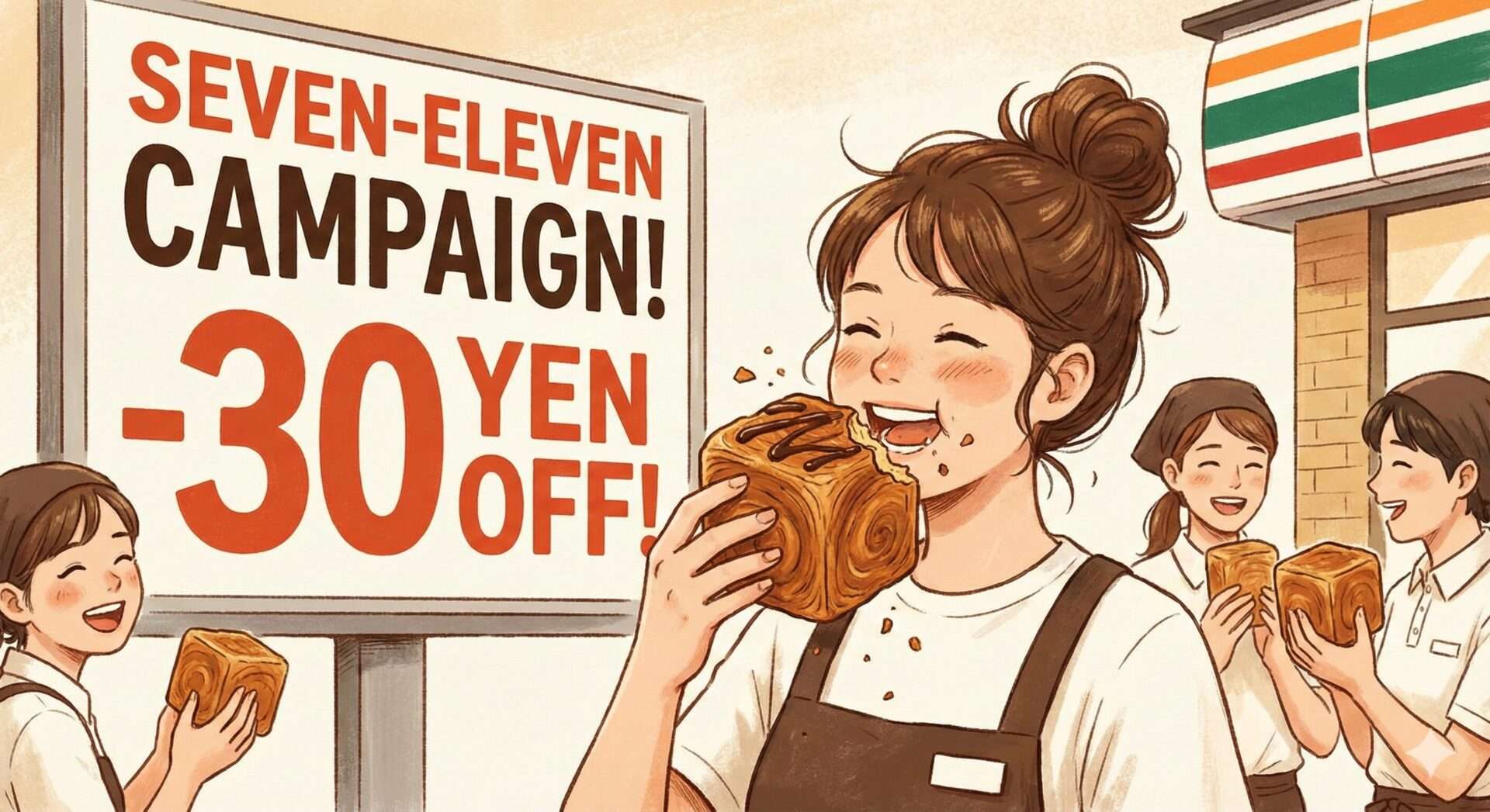 まつやまパンの逆襲?セブン30円引きでも「粒チョコクロワッサン」が優勝な件