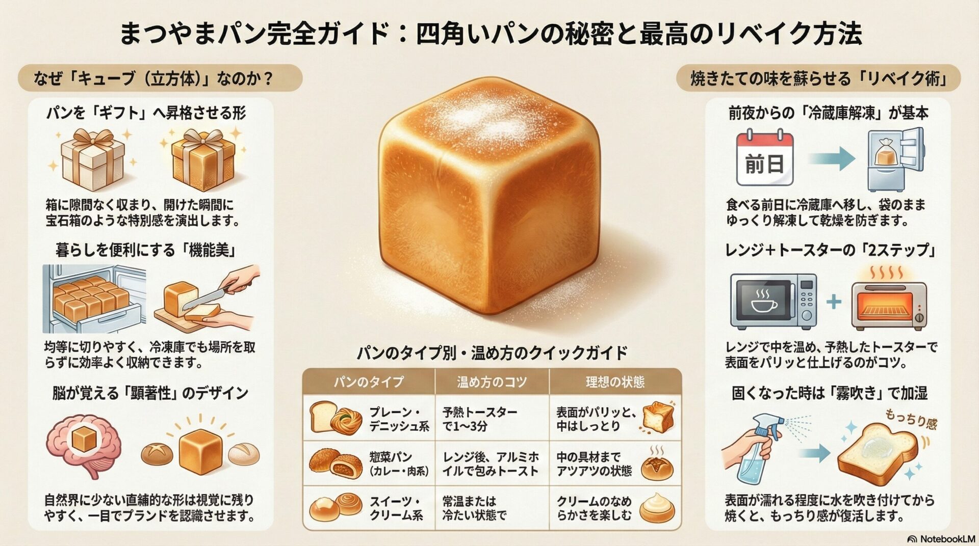 福岡キューブパン専門店まつやまパンの取説